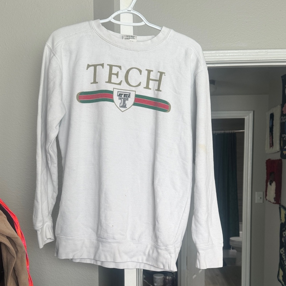 Comfort Colors White Sweatshirt